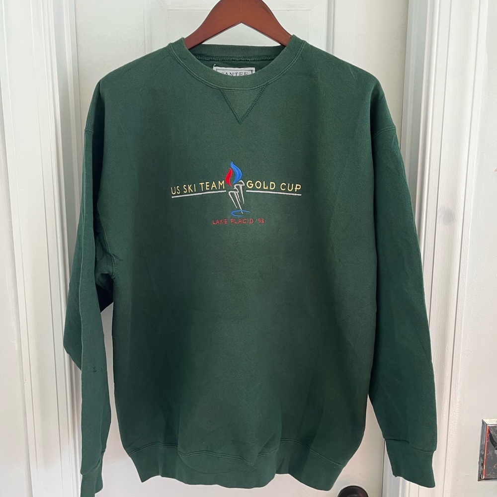 Vintage US Ski Team Gold Cup Lake Placid‎ ’98 Crewneck